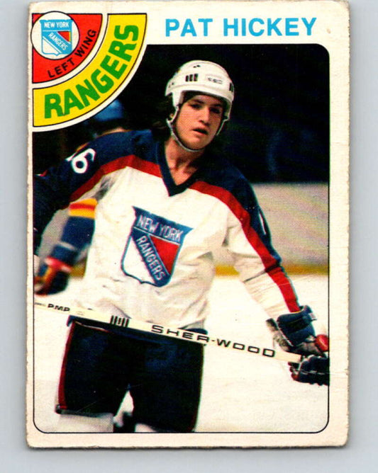 1978-79 O-Pee-Chee #112 Pat Hickey  New York Rangers  V22458