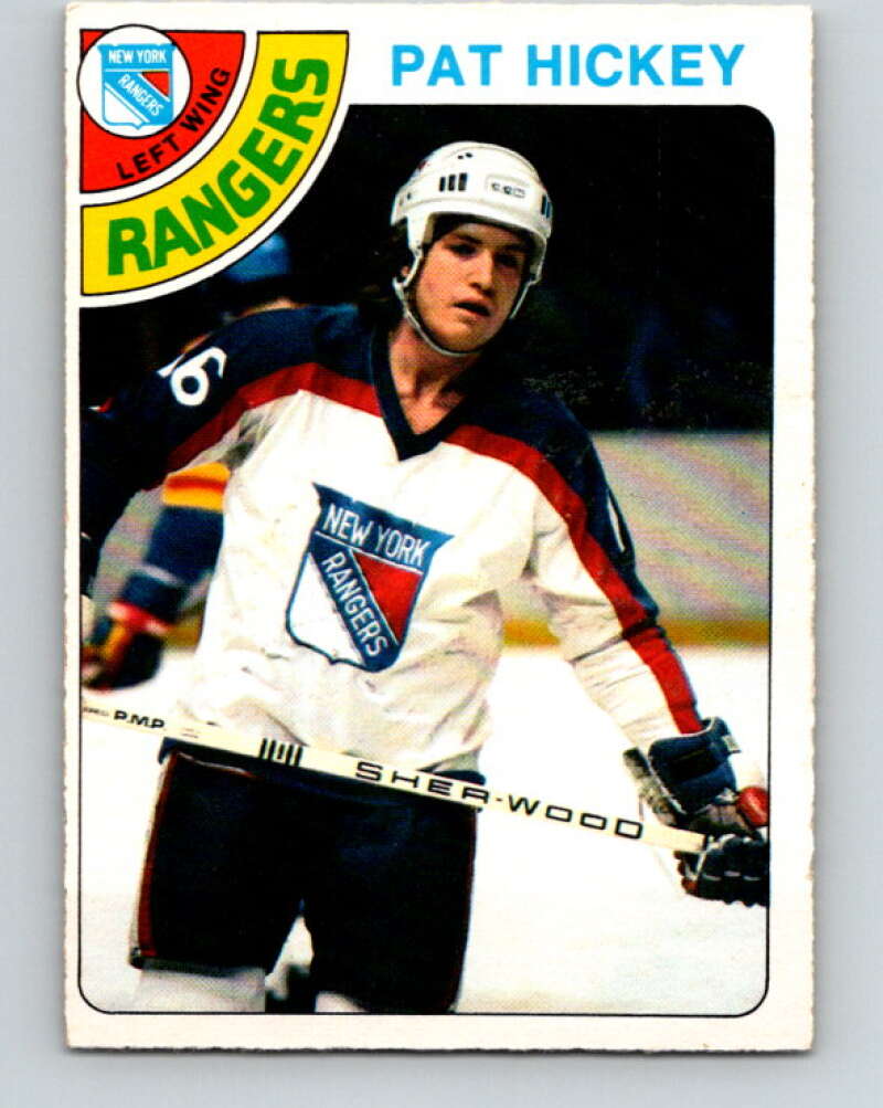 1978-79 O-Pee-Chee #112 Pat Hickey  New York Rangers  V22460