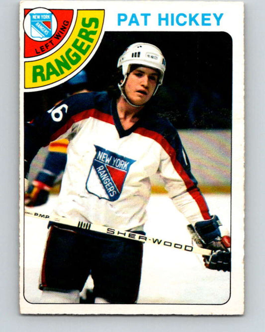 1978-79 O-Pee-Chee #112 Pat Hickey  New York Rangers  V22460