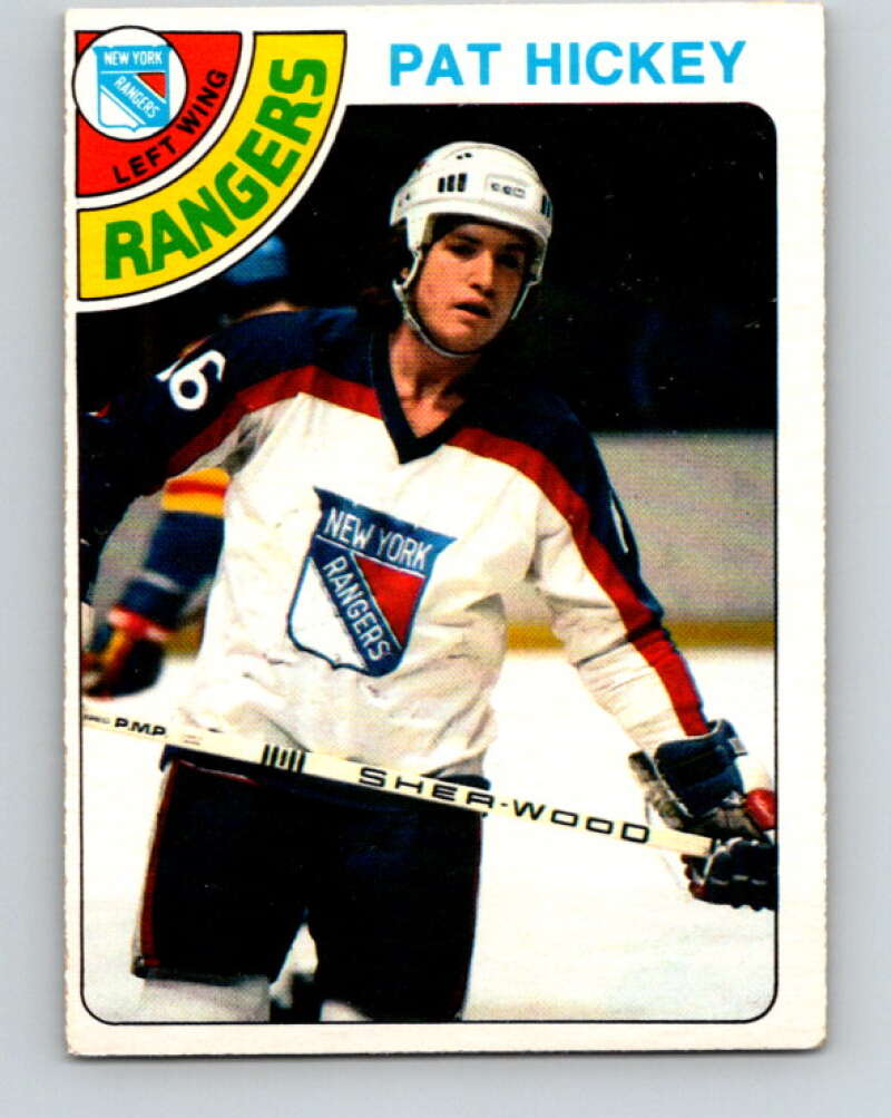 1978-79 O-Pee-Chee #112 Pat Hickey  New York Rangers  V22461