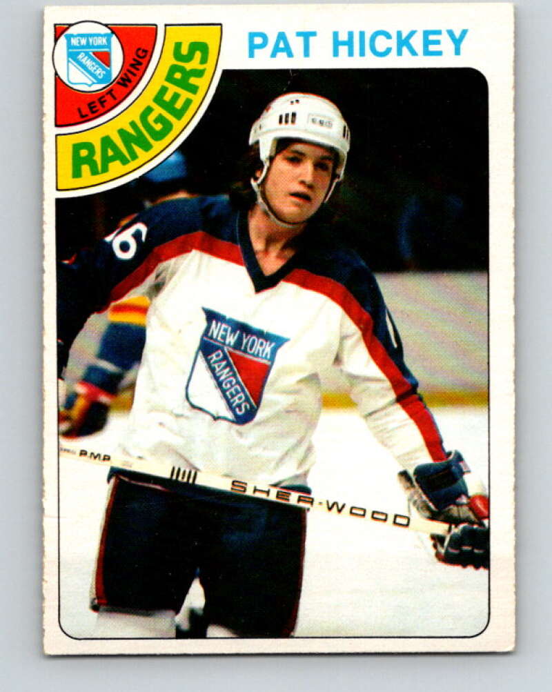 1978-79 O-Pee-Chee #112 Pat Hickey  New York Rangers  V22462