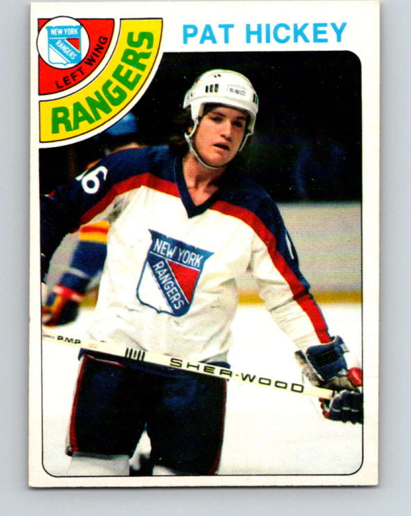 1978-79 O-Pee-Chee #112 Pat Hickey  New York Rangers  V22463