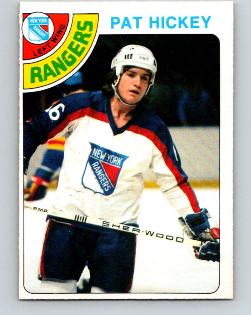 1978-79 O-Pee-Chee #112 Pat Hickey  New York Rangers  V22464