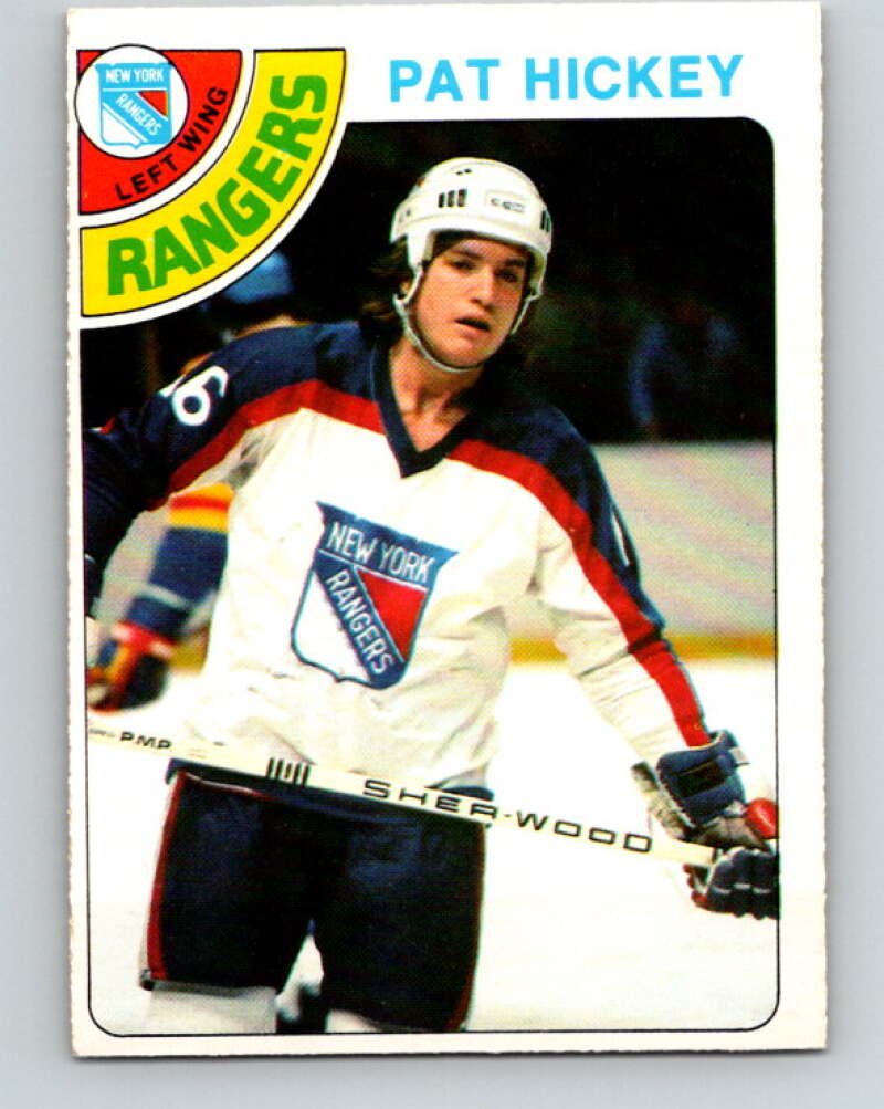 1978-79 O-Pee-Chee #112 Pat Hickey  New York Rangers  V22465