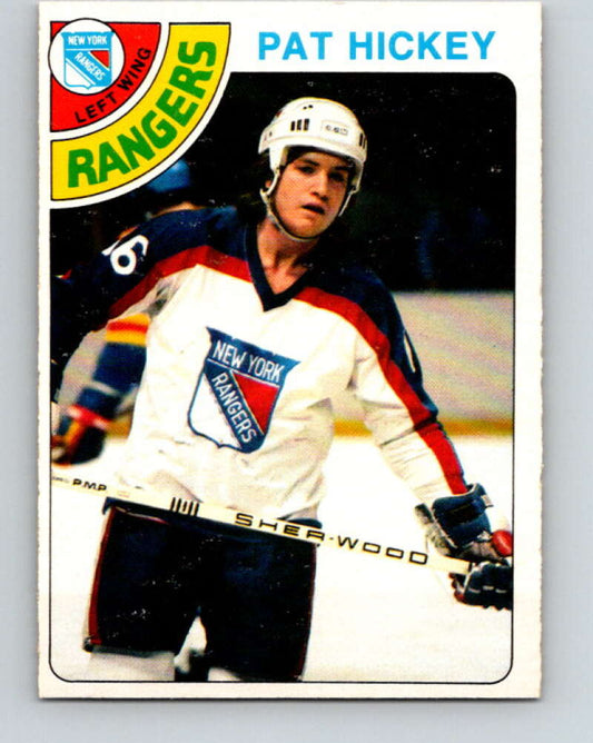 1978-79 O-Pee-Chee #112 Pat Hickey  New York Rangers  V22466
