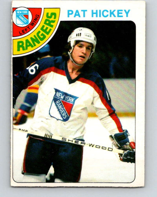 1978-79 O-Pee-Chee #112 Pat Hickey  New York Rangers  V22468