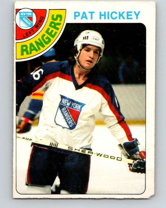 1978-79 O-Pee-Chee #112 Pat Hickey  New York Rangers  V22471