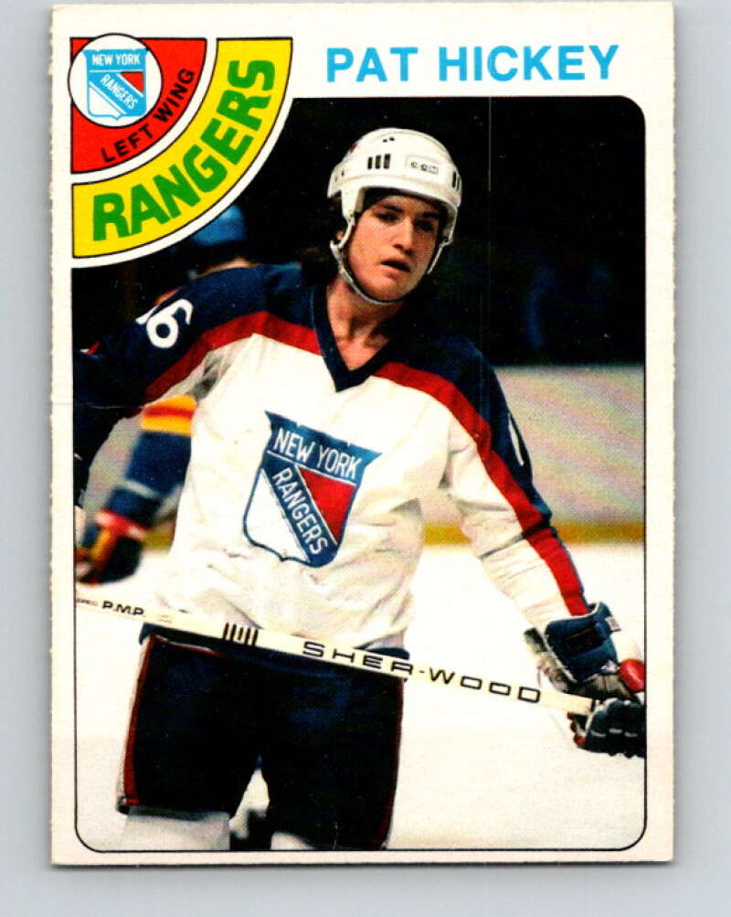 1978-79 O-Pee-Chee #112 Pat Hickey  New York Rangers  V22474