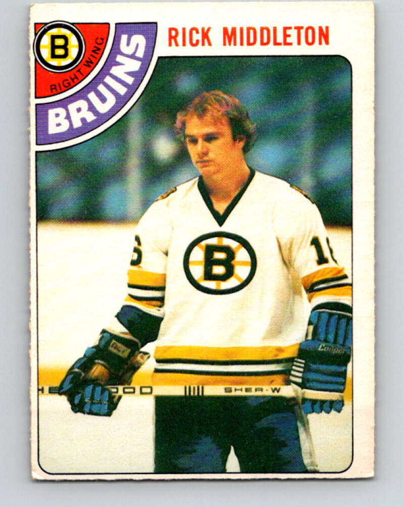 1978-79 O-Pee-Chee #113 Rick Middleton  Boston Bruins  V22477