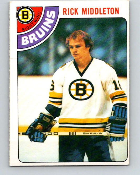 1978-79 O-Pee-Chee #113 Rick Middleton  Boston Bruins  V22478
