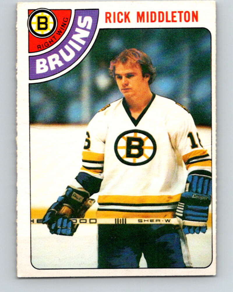 1978-79 O-Pee-Chee #113 Rick Middleton  Boston Bruins  V22481