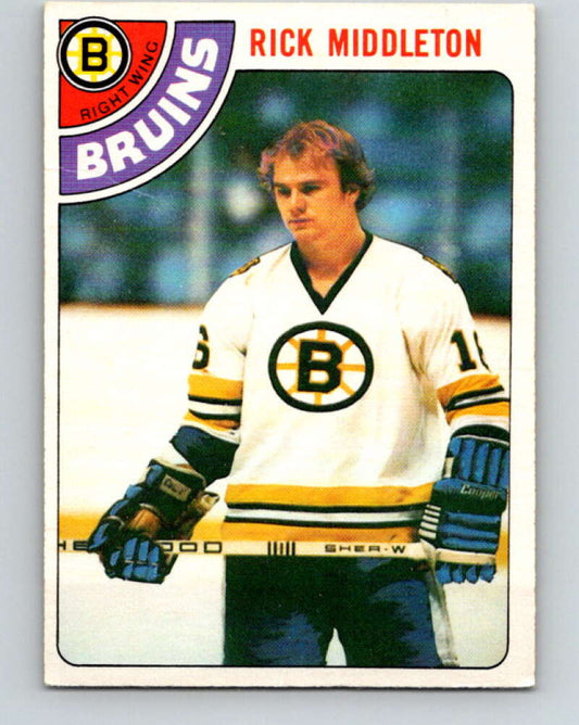 1978-79 O-Pee-Chee #113 Rick Middleton  Boston Bruins  V22483