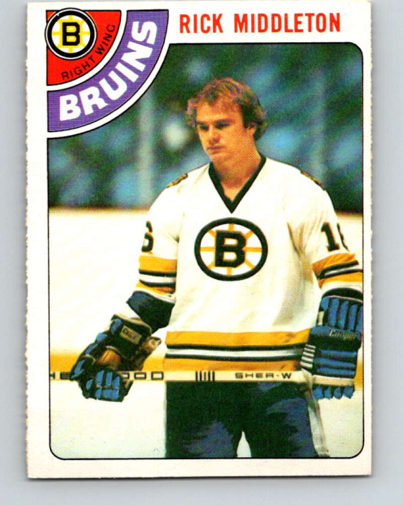1978-79 O-Pee-Chee #113 Rick Middleton  Boston Bruins  V22484
