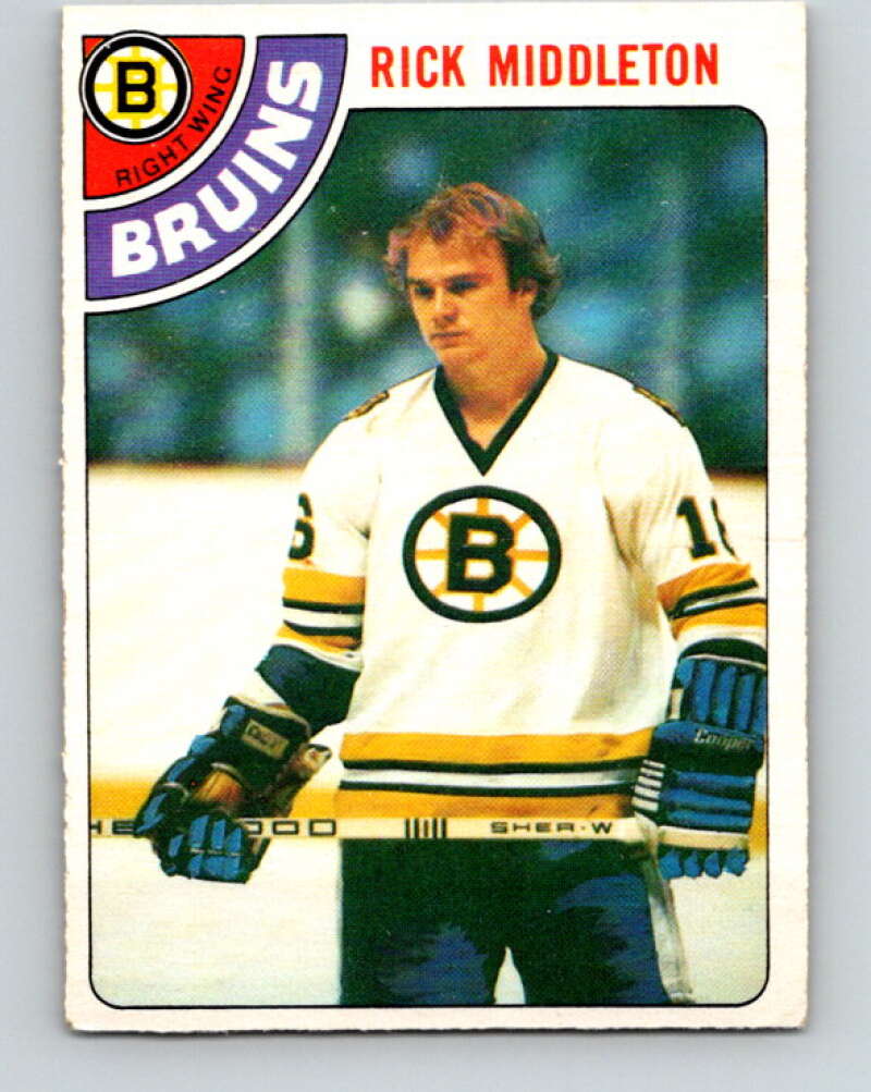 1978-79 O-Pee-Chee #113 Rick Middleton  Boston Bruins  V22485
