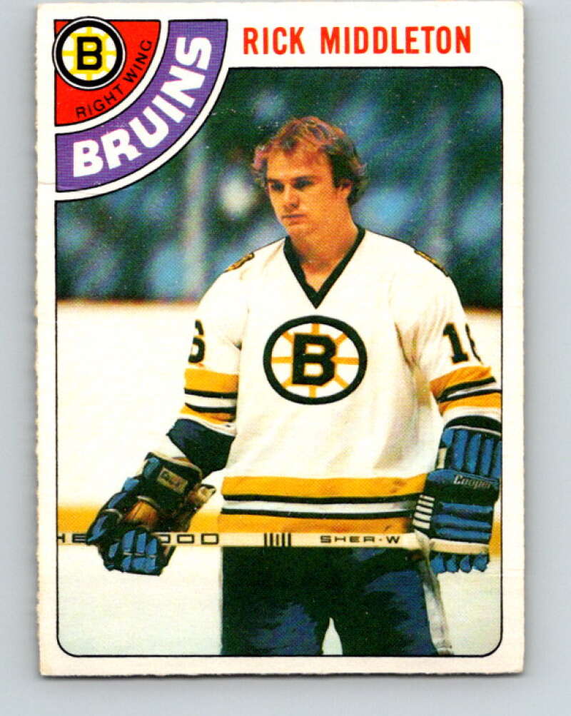 1978-79 O-Pee-Chee #113 Rick Middleton  Boston Bruins  V22487