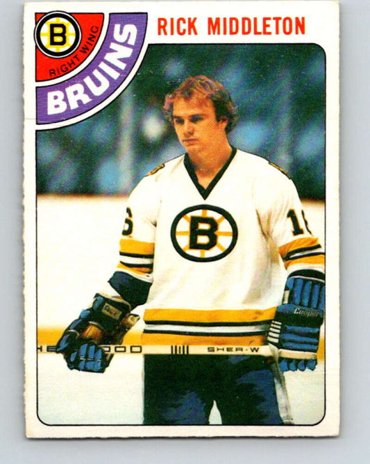 1978-79 O-Pee-Chee #113 Rick Middleton  Boston Bruins  V22487