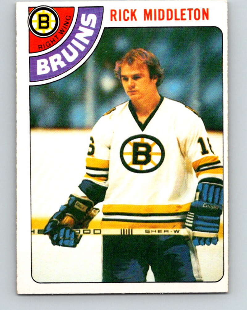 1978-79 O-Pee-Chee #113 Rick Middleton  Boston Bruins  V22489