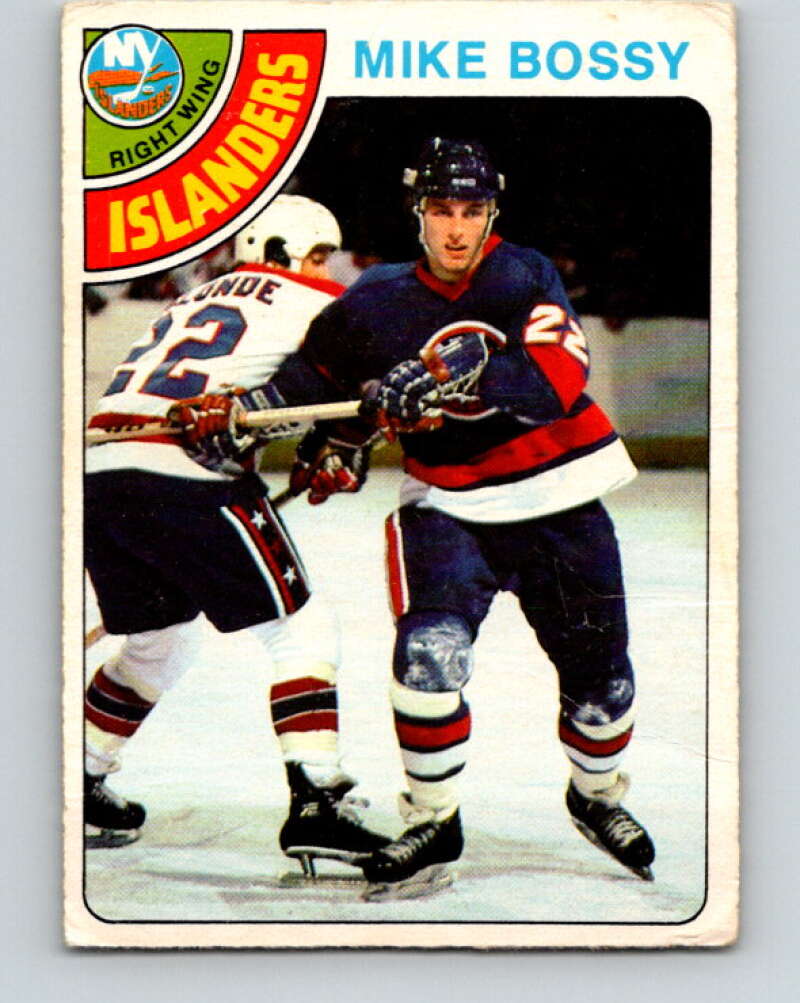 1978-79 O-Pee-Chee #115 Mike Bossy RC Rookie Islanders  V22511