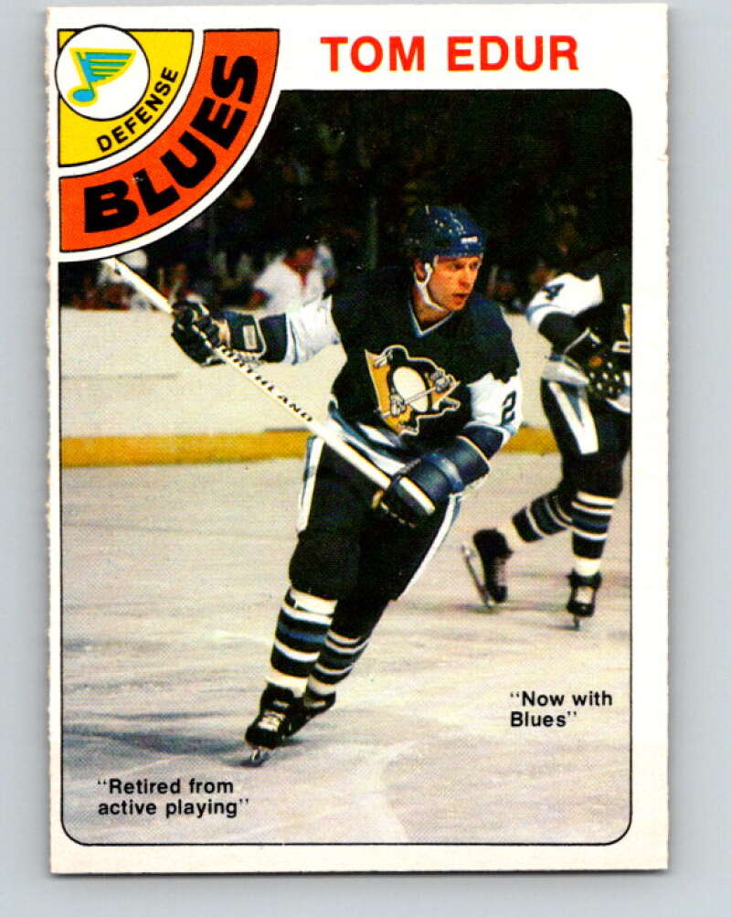 1978-79 O-Pee-Chee #119 Tom Edur  St. Louis Blues  V22554