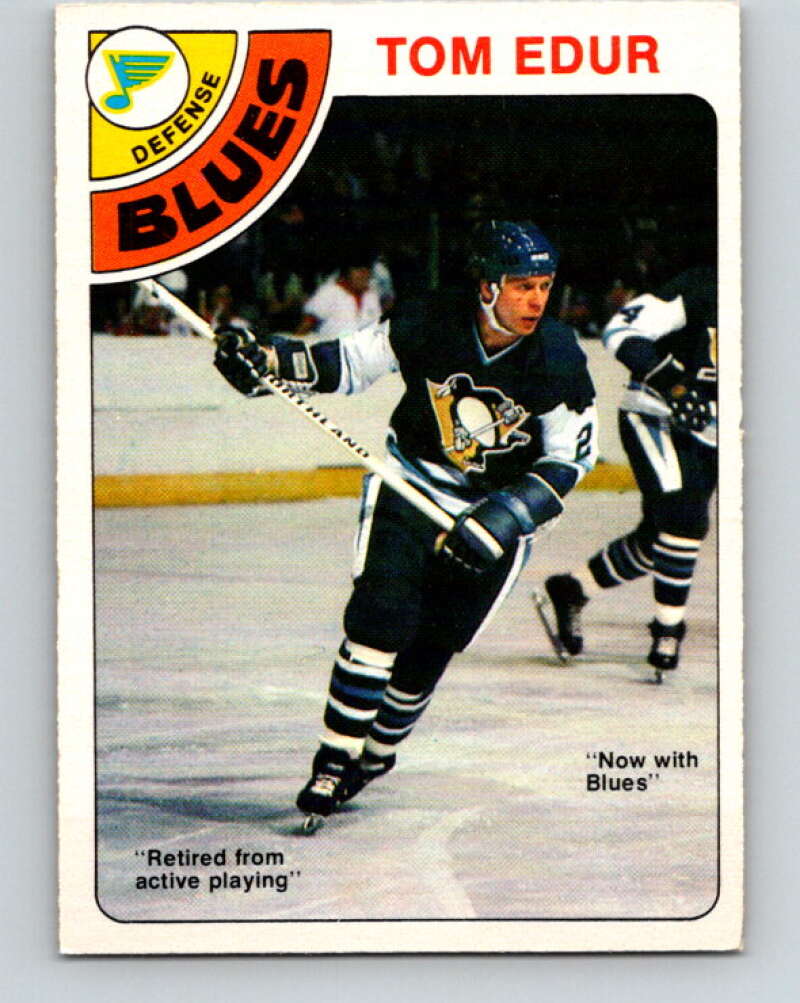 1978-79 O-Pee-Chee #119 Tom Edur  St. Louis Blues  V22555