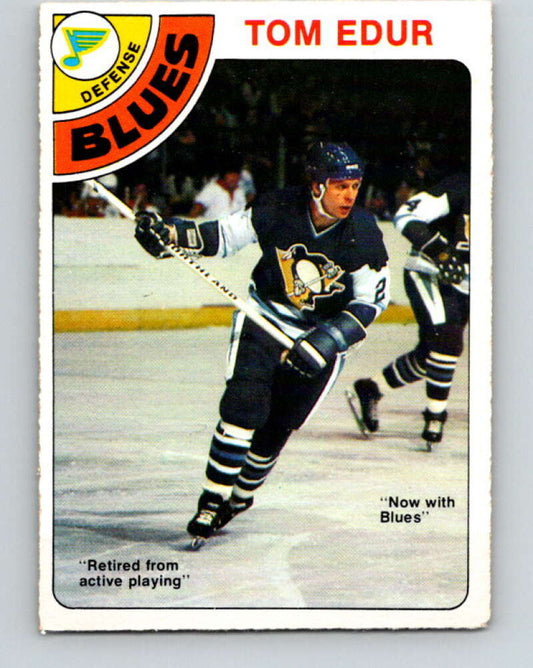 1978-79 O-Pee-Chee #119 Tom Edur  St. Louis Blues  V22556