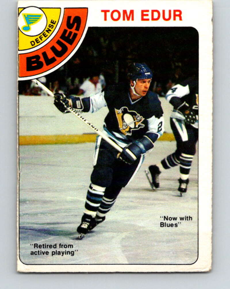 1978-79 O-Pee-Chee #119 Tom Edur  St. Louis Blues  V22559