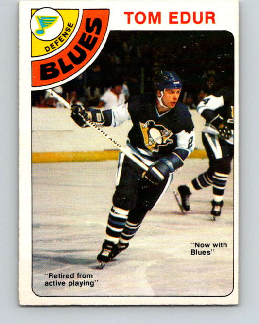 1978-79 O-Pee-Chee #119 Tom Edur  St. Louis Blues  V22560