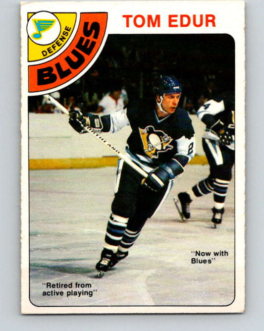 1978-79 O-Pee-Chee #119 Tom Edur  St. Louis Blues  V22561