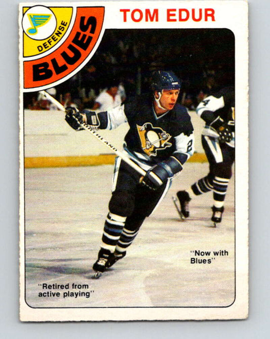 1978-79 O-Pee-Chee #119 Tom Edur  St. Louis Blues  V22562