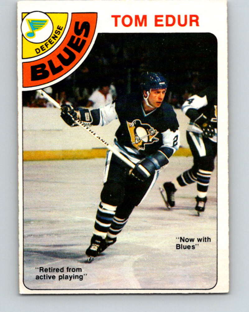 1978-79 O-Pee-Chee #119 Tom Edur  St. Louis Blues  V22563