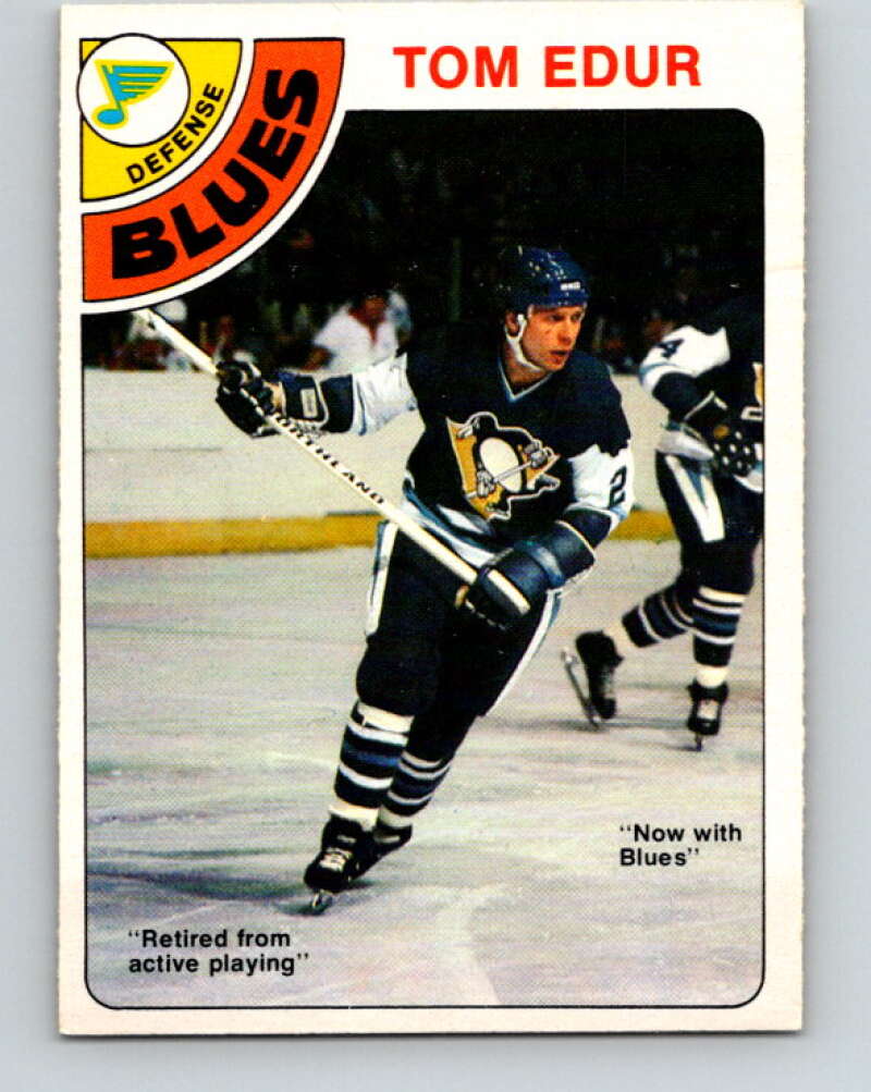 1978-79 O-Pee-Chee #119 Tom Edur  St. Louis Blues  V22564