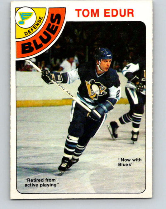 1978-79 O-Pee-Chee #119 Tom Edur  St. Louis Blues  V22565