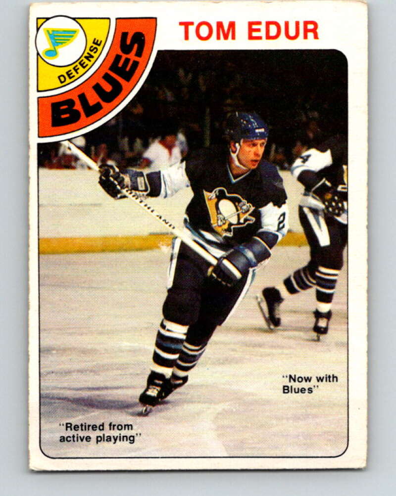 1978-79 O-Pee-Chee #119 Tom Edur  St. Louis Blues  V22566