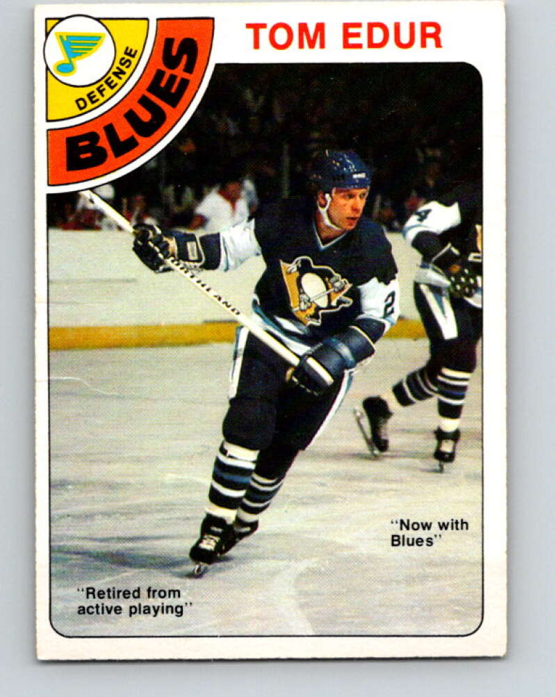 1978-79 O-Pee-Chee #119 Tom Edur  St. Louis Blues  V22567