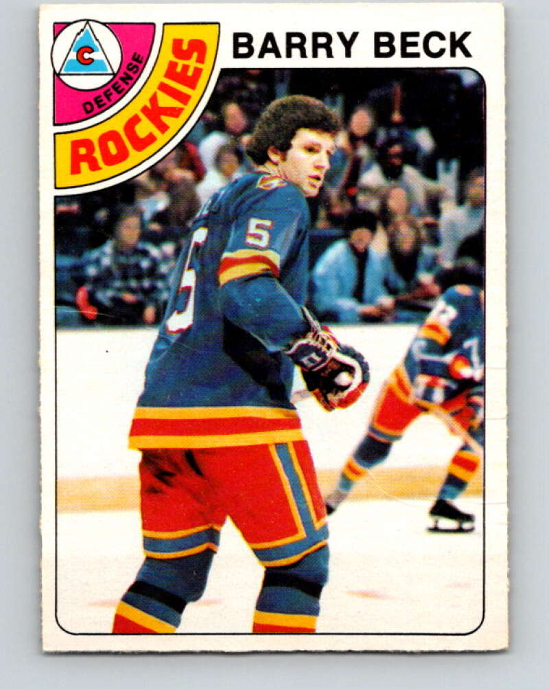 1978-79 O-Pee-Chee #121 Barry Beck RC Rookie Rockies  V22587