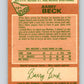 1978-79 O-Pee-Chee #121 Barry Beck RC Rookie Rockies  V22587