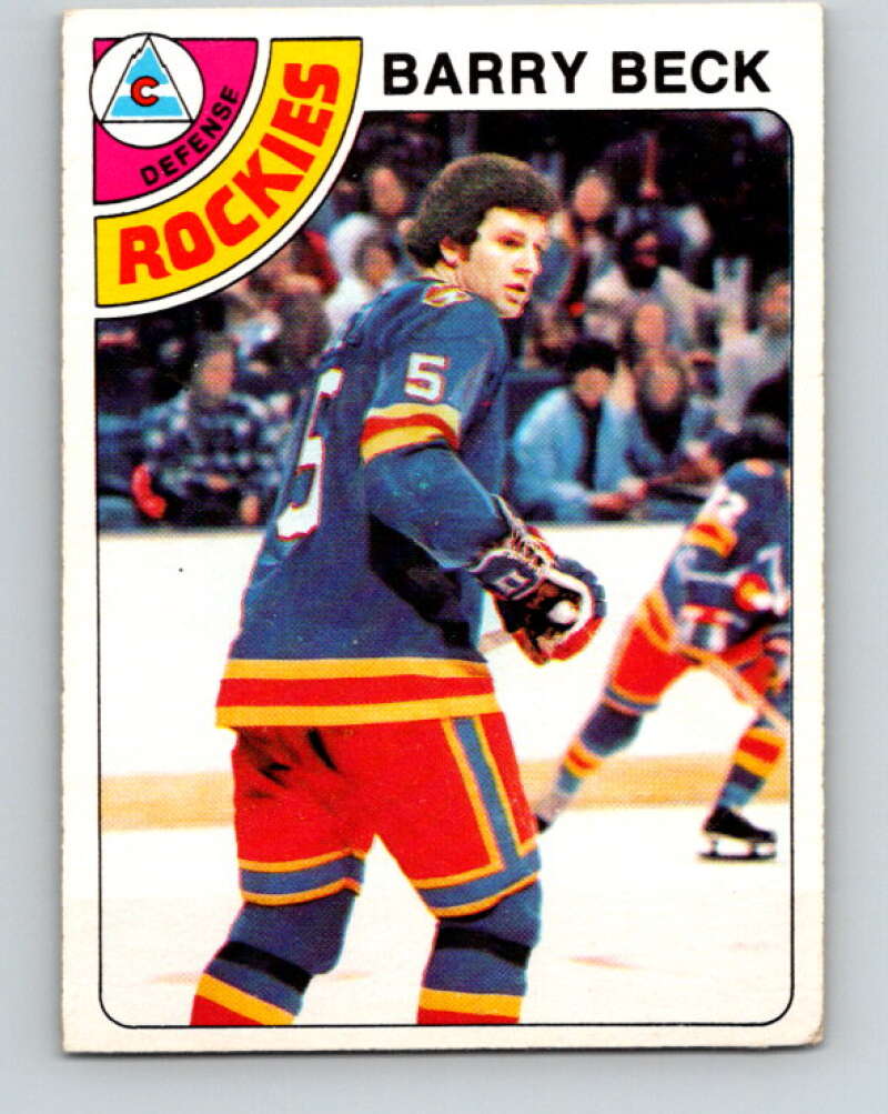 1978-79 O-Pee-Chee #121 Barry Beck RC Rookie Rockies  V22588
