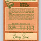 1978-79 O-Pee-Chee #121 Barry Beck RC Rookie Rockies  V22588