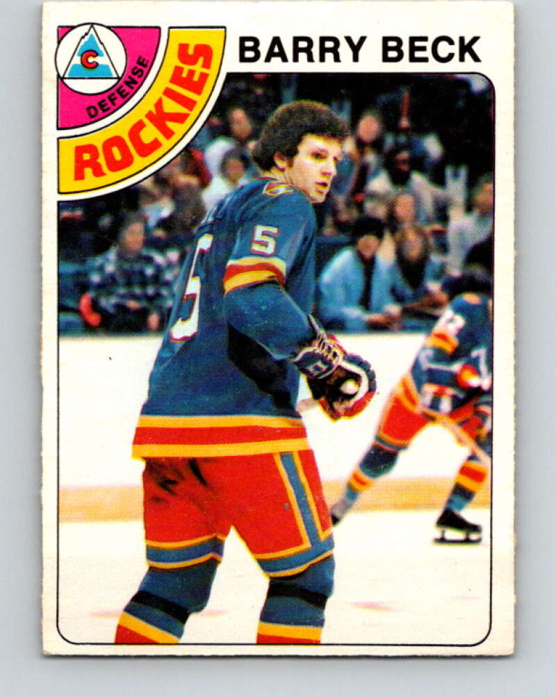 1978-79 O-Pee-Chee #121 Barry Beck RC Rookie Rockies  V22589
