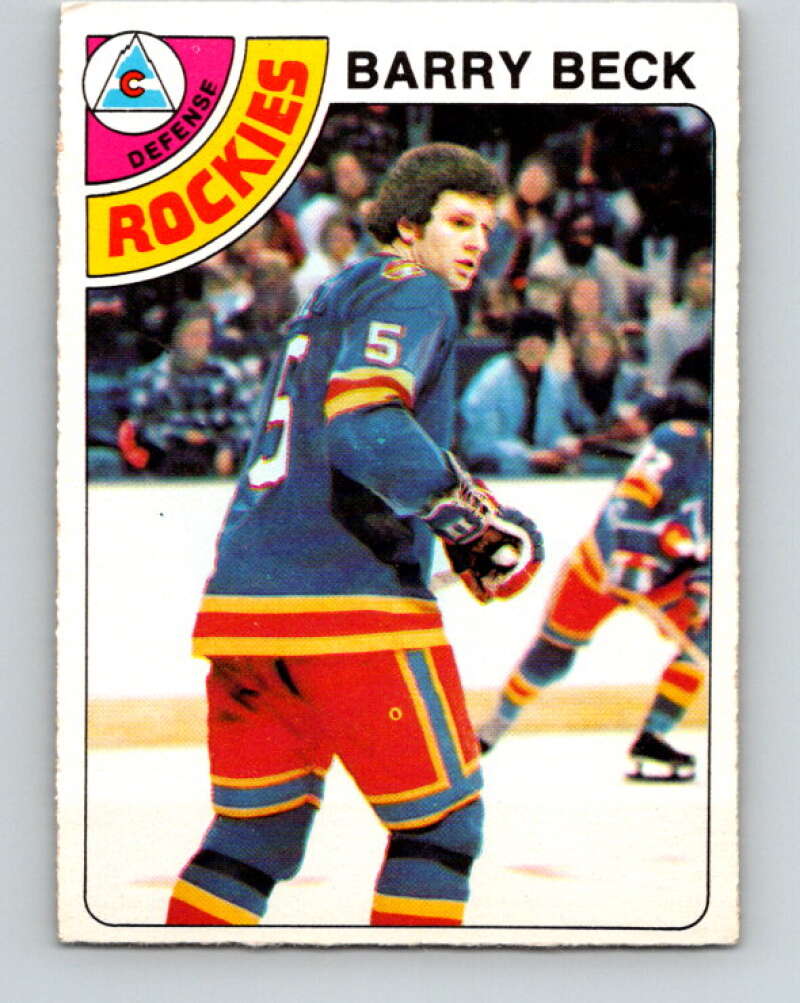 1978-79 O-Pee-Chee #121 Barry Beck RC Rookie Rockies  V22590