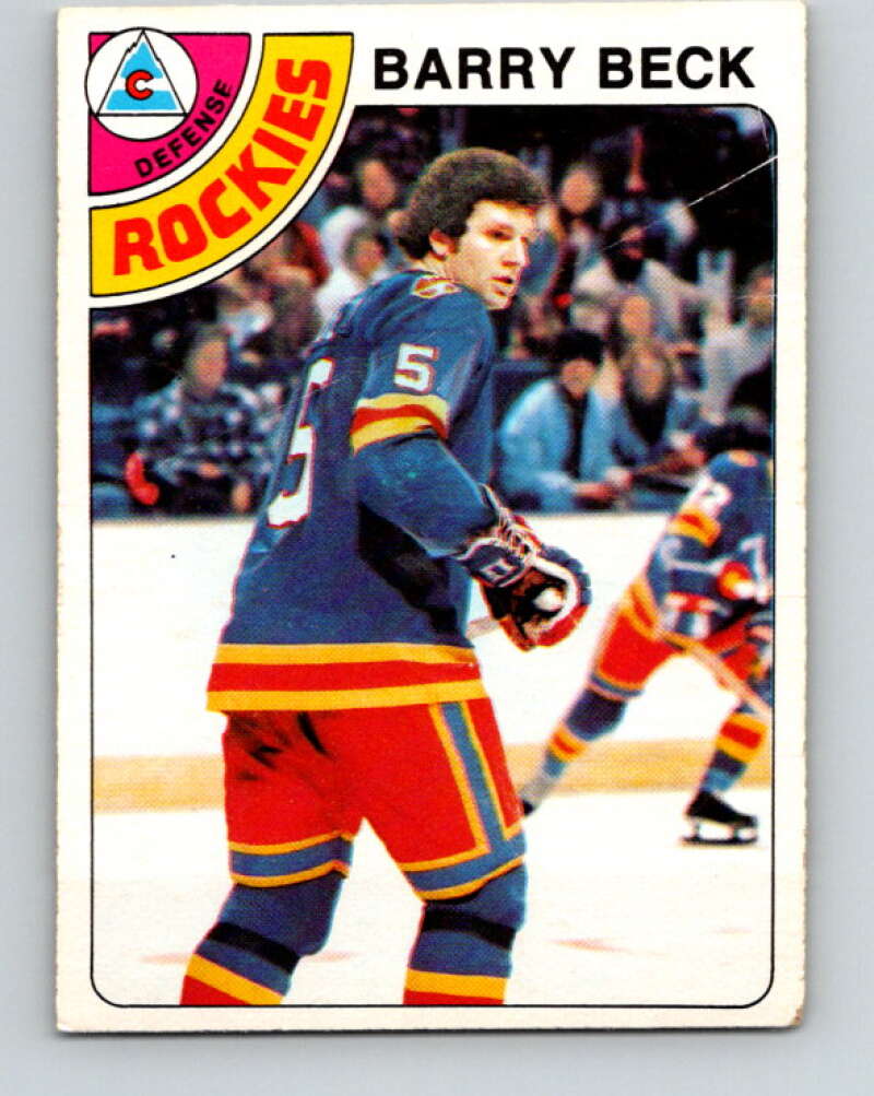 1978-79 O-Pee-Chee #121 Barry Beck RC Rookie Rockies  V22591