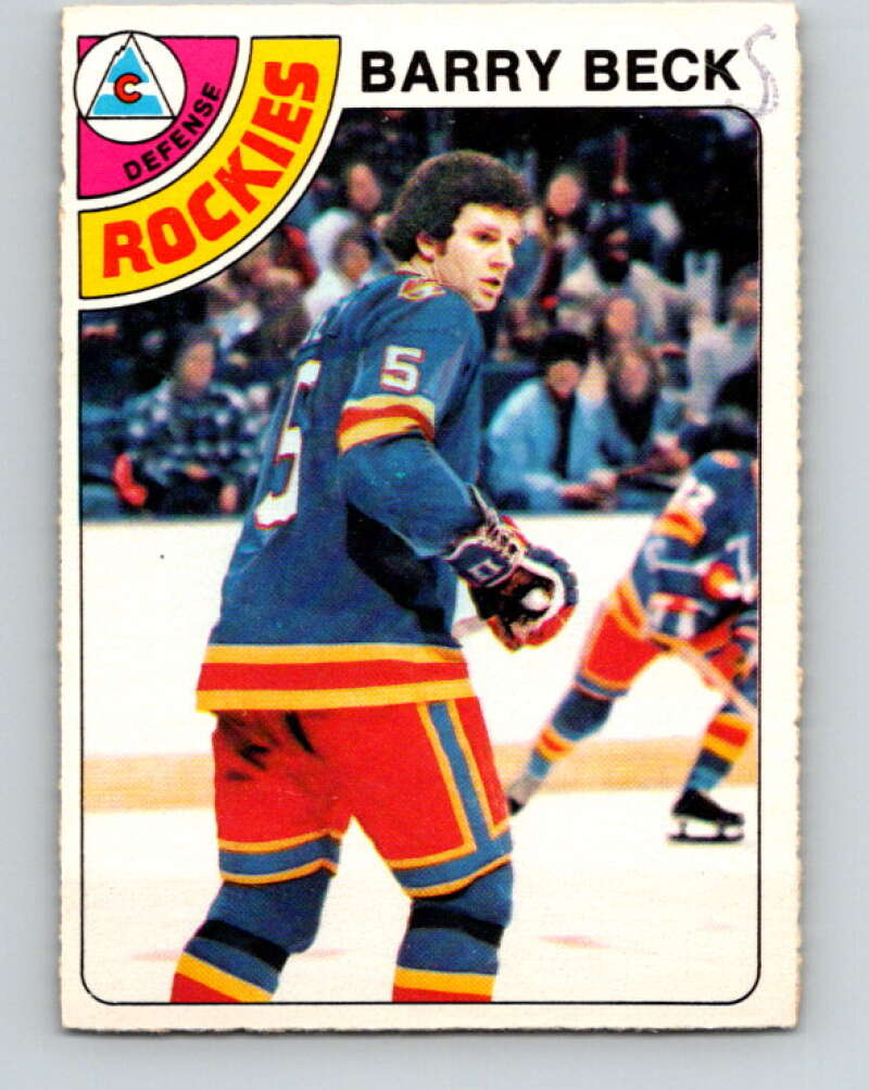 1978-79 O-Pee-Chee #121 Barry Beck RC Rookie Rockies  V22593
