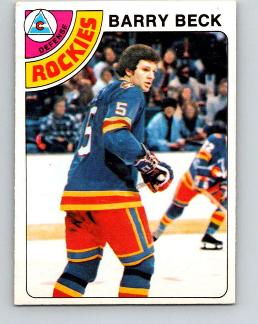 1978-79 O-Pee-Chee #121 Barry Beck RC Rookie Rockies  V22595