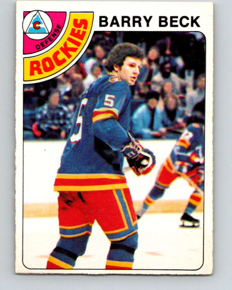 1978-79 O-Pee-Chee #121 Barry Beck RC Rookie Rockies  V22597