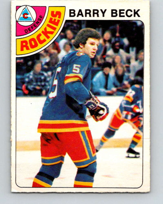 1978-79 O-Pee-Chee #121 Barry Beck RC Rookie Rockies  V22599