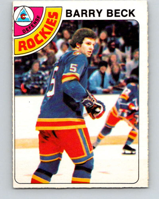 1978-79 O-Pee-Chee #121 Barry Beck RC Rookie Rockies  V22600