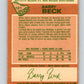 1978-79 O-Pee-Chee #121 Barry Beck RC Rookie Rockies  V22602