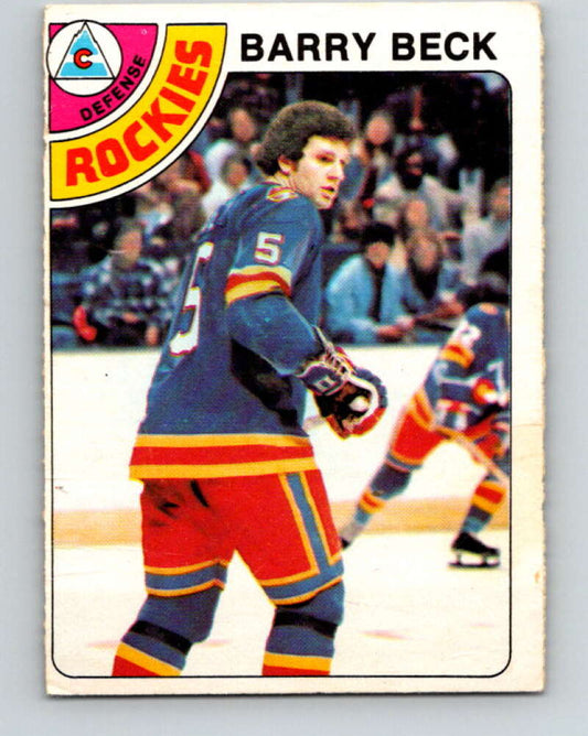 1978-79 O-Pee-Chee #121 Barry Beck RC Rookie Rockies  V22603