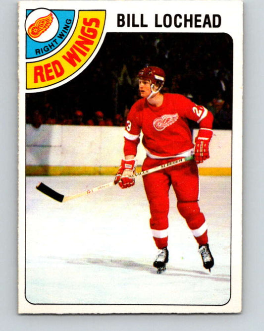 1978-79 O-Pee-Chee #122 Bill Lochead  Detroit Red Wings  V22604
