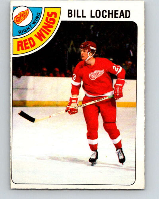 1978-79 O-Pee-Chee #122 Bill Lochead  Detroit Red Wings  V22607